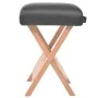 Massageliege und Klapphocker 3 Zonen 10 cm schwarz von vidaXL, Massageliegen - Ref: Foro24-110157, Preis: 287,97 €, Rabatt: %