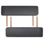 Massageliege und Klapphocker 3 Zonen 10 cm schwarz von vidaXL, Massageliegen - Ref: Foro24-110157, Preis: 287,97 €, Rabatt: %