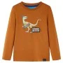 Langarm-T-Shirt für Kinder in der Farbe Cognac 128 von vidaXL, Kinder-T-Shirts - Ref: Foro24-12837, Preis: 10,07 €, Rabatt: %