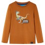 Langarm-T-Shirt für Kinder in der Farbe Cognac 128 von vidaXL, Kinder-T-Shirts - Ref: Foro24-12837, Preis: 10,16 €, Rabatt: %