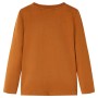 Langarm-T-Shirt für Kinder in der Farbe Cognac 128 von vidaXL, Kinder-T-Shirts - Ref: Foro24-12837, Preis: 10,16 €, Rabatt: %