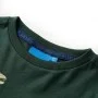 Dunkelgrünes langärmeliges Kinder-T-Shirt 104 von vidaXL, Kinder-T-Shirts - Ref: Foro24-12840, Preis: 8,54 €, Rabatt: %