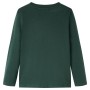 Dunkelgrünes langärmeliges Kinder-T-Shirt 128 von vidaXL, Kinder-T-Shirts - Ref: Foro24-12842, Preis: 9,50 €, Rabatt: %
