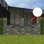 U-förmiger Korb aus verzinkter Gabionenwand 240x20x100 cm von vidaXL, Zaunpaneele - Ref: Foro24-142546, Preis: 104,91 €, Raba...