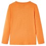 Camiseta infantil de manga larga naranja oscuro 128 de vidaXL, Camisetas para niños - Ref: Foro24-13067, Precio: 8,39 €