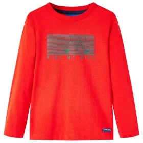 Children's long-sleeved t-shirt red 116 by vidaXL, Kids T-shirts - Ref: Foro24-13101, Price: 9,76 €, Discount: %