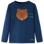 Marineblaues Langarm-T-Shirt für Kinder 104 von vidaXL, Kinder-T-Shirts - Ref: Foro24-13120, Preis: 8,66 €, Rabatt: %