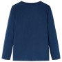 Marineblaues Langarm-T-Shirt für Kinder 104 von vidaXL, Kinder-T-Shirts - Ref: Foro24-13120, Preis: 8,66 €, Rabatt: %