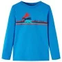 Langarm-T-Shirt für Kinder Kobaltblau 104 von vidaXL, Kinder-T-Shirts - Ref: Foro24-13300, Preis: 8,59 €, Rabatt: %