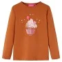 Camiseta infantil de manga larga color coñac 92 de vidaXL, Camisetas para niños - Ref: Foro24-14049, Precio: 8,72 €, Descuent...
