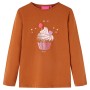 Camiseta infantil de manga larga color coñac 92 de vidaXL, Camisetas para niños - Ref: Foro24-14049, Precio: 8,81 €, Descuent...