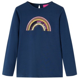 Navy blue long-sleeved children's t-shirt 140 by vidaXL, Kids T-shirts - Ref: Foro24-14288, Price: 9,95 €, Discount: %