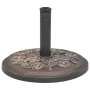 Runder Schirm aus Bronzeharz 9 kg von vidaXL, Schirmständer - Ref: Foro24-43656, Preis: 51,33 €, Rabatt: %