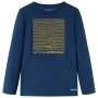 Marineblaues langärmeliges Kinder-T-Shirt 140 von vidaXL, Kinder-T-Shirts - Ref: Foro24-13108, Preis: 8,30 €, Rabatt: %