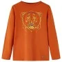 Langarm-T-Shirt für Kinder in der Farbe 104 in hellem Ziegelstein von vidaXL, Kinder-T-Shirts - Ref: Foro24-13155, Preis: 8,4...