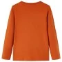 Langarm-T-Shirt für Kinder in der Farbe 128 in hellem Ziegelstein von vidaXL, Kinder-T-Shirts - Ref: Foro24-13157, Preis: 8,4...