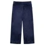 Pantalón infantil terciopelo azul oscuro 128 de vidaXL, Pantalones de niños - Ref: Foro24-14402, Precio: 9,04 €, Descuento: %