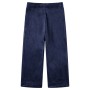 Pantalón infantil terciopelo azul oscuro 128 de vidaXL, Pantalones de niños - Ref: Foro24-14402, Precio: 9,12 €, Descuento: %