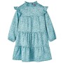 Blaues Langarm-Kinderkleid 128 von vidaXL, Kinderkleider - Ref: Foro24-14327, Preis: 12,43 €, Rabatt: %