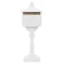 Buzón de pedestal de aluminio estilo vintage inoxidable blanco de vidaXL, Buzones de correo - Ref: Foro24-43894, Precio: 290,...