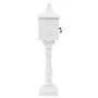 Buzón de pedestal de aluminio estilo vintage inoxidable blanco de vidaXL, Buzones de correo - Ref: Foro24-43894, Precio: 290,...