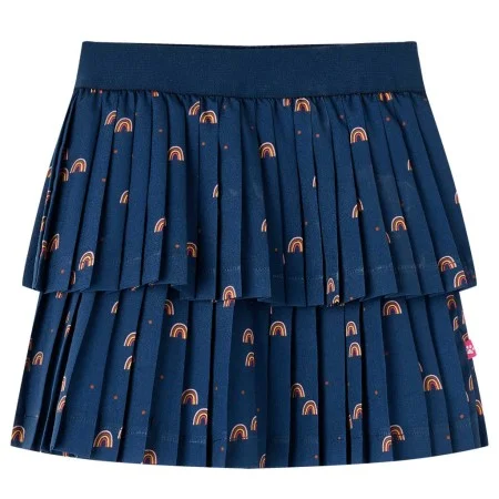 Falda infantil azul marino 128 de vidaXL, Pantalones de niños - Ref: Foro24-15099, Precio: 10,62 €, Descuento: %