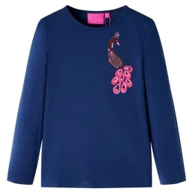 Navy blue long-sleeved children's t-shirt 104 by vidaXL, Kids T-shirts - Ref: Foro24-13595, Price: 8,59 €, Discount: %