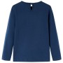 Marineblaues langärmeliges Kinder-T-Shirt 140 von vidaXL, Kinder-T-Shirts - Ref: Foro24-13653, Preis: 8,66 €, Rabatt: %