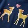 Marineblaues langärmeliges Kinder-T-Shirt 140 von vidaXL, Kinder-T-Shirts - Ref: Foro24-13653, Preis: 8,59 €, Rabatt: %