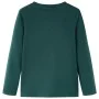 Dunkelgrünes langärmeliges Kinder-T-Shirt 128 von vidaXL, Kinder-T-Shirts - Ref: Foro24-13452, Preis: 8,13 €, Rabatt: %