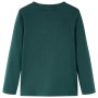 Dunkelgrünes langärmeliges Kinder-T-Shirt 128 von vidaXL, Kinder-T-Shirts - Ref: Foro24-13452, Preis: 8,22 €, Rabatt: %