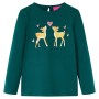 Dark green long-sleeved children's t-shirt 140 by vidaXL, Kids T-shirts - Ref: Foro24-13658, Price: 8,66 €, Discount: %