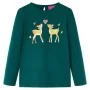 Dark green long-sleeved children's t-shirt 140 by vidaXL, Kids T-shirts - Ref: Foro24-13658, Price: 8,59 €, Discount: %