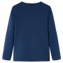 Marineblaues langärmeliges Kinder-T-Shirt 140 von vidaXL, Kinder-T-Shirts - Ref: Foro24-13698, Preis: 8,87 €, Rabatt: %