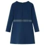 Vestido infantil de manga larga azul marino 128 de vidaXL, Vestidos de niños - Ref: Foro24-14835, Precio: 17,47 €, Descuento: %