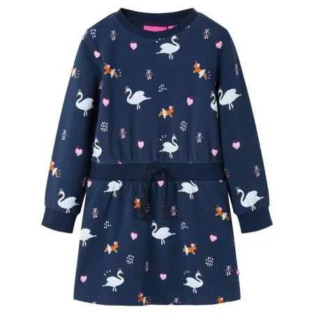 Navy blue long-sleeved children's dress 92 by vidaXL, Children's dresses - Ref: Foro24-14842, Price: 17,50 €, Discount: %