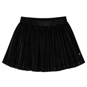 Schwarzer Lurex-Faltenrock für Kinder 128 von vidaXL, Kinderhosen - Ref: Foro24-14875, Preis: 10,50 €, Rabatt: %