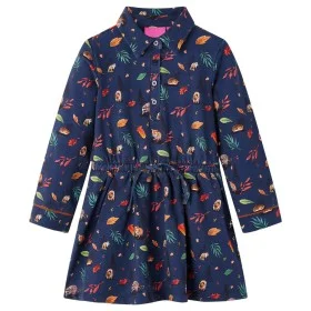 Marineblaues Langarm-Kinderkleid 104 von vidaXL, Kinderkleider - Ref: Foro24-14913, Preis: 17,13 €, Rabatt: %