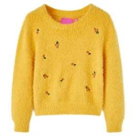 Ocher children's knitted sweater 116 by vidaXL, Kids T-shirts - Ref: Foro24-14939, Price: 14,24 €, Discount: %