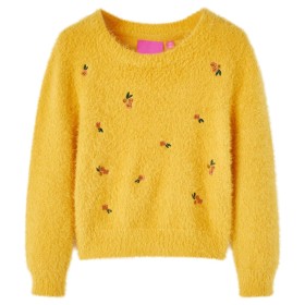 Ockerfarbener Kinderstrickpullover 116 von vidaXL, Kinder-T-Shirts - Ref: Foro24-14939, Preis: 14,39 €, Rabatt: %