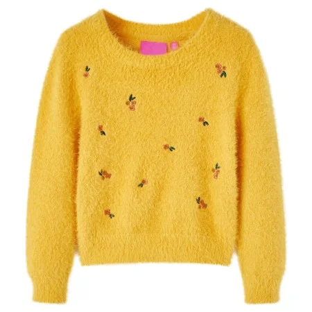 Ockerfarbener Kinderstrickpullover 116 von vidaXL, Kinder-T-Shirts - Ref: Foro24-14939, Preis: 14,24 €, Rabatt: %