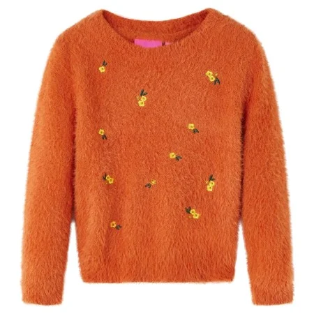 Orangefarbener Kinderstrickpullover 128 von vidaXL, Kinder-T-Shirts - Ref: Foro24-14945, Preis: 14,24 €, Rabatt: %