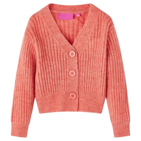Mittelrosa Kinder-Strickjacke 104 von vidaXL, Kinder-T-Shirts - Ref: Foro24-14958, Preis: 13,48 €, Rabatt: %