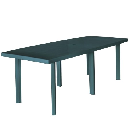 Green plastic garden table 210x96x72 cm by vidaXL, Garden tables - Ref: Foro24-43596, Price: 211,41 €, Discount: %