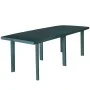 Green plastic garden table 210x96x72 cm by vidaXL, Garden tables - Ref: Foro24-43596, Price: 206,81 €, Discount: %