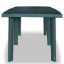 Green plastic garden table 210x96x72 cm by vidaXL, Garden tables - Ref: Foro24-43596, Price: 211,41 €, Discount: %