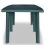 Green plastic garden table 210x96x72 cm by vidaXL, Garden tables - Ref: Foro24-43596, Price: 206,81 €, Discount: %