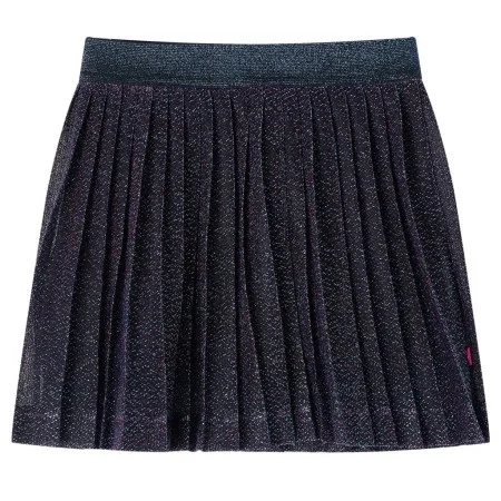 Falda infantil con brillo azul marino 104 de vidaXL, Pantalones de niños - Ref: Foro24-15052, Precio: 12,81 €, Descuento: %