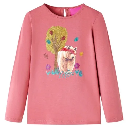 Langarm-T-Shirt für Kinder im Alter von 128 Jahren in Rosa von vidaXL, Kinder-T-Shirts - Ref: Foro24-13812, Preis: 8,77 €, Ra...