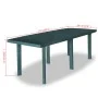Green plastic garden table 210x96x72 cm by vidaXL, Garden tables - Ref: Foro24-43596, Price: 206,81 €, Discount: %